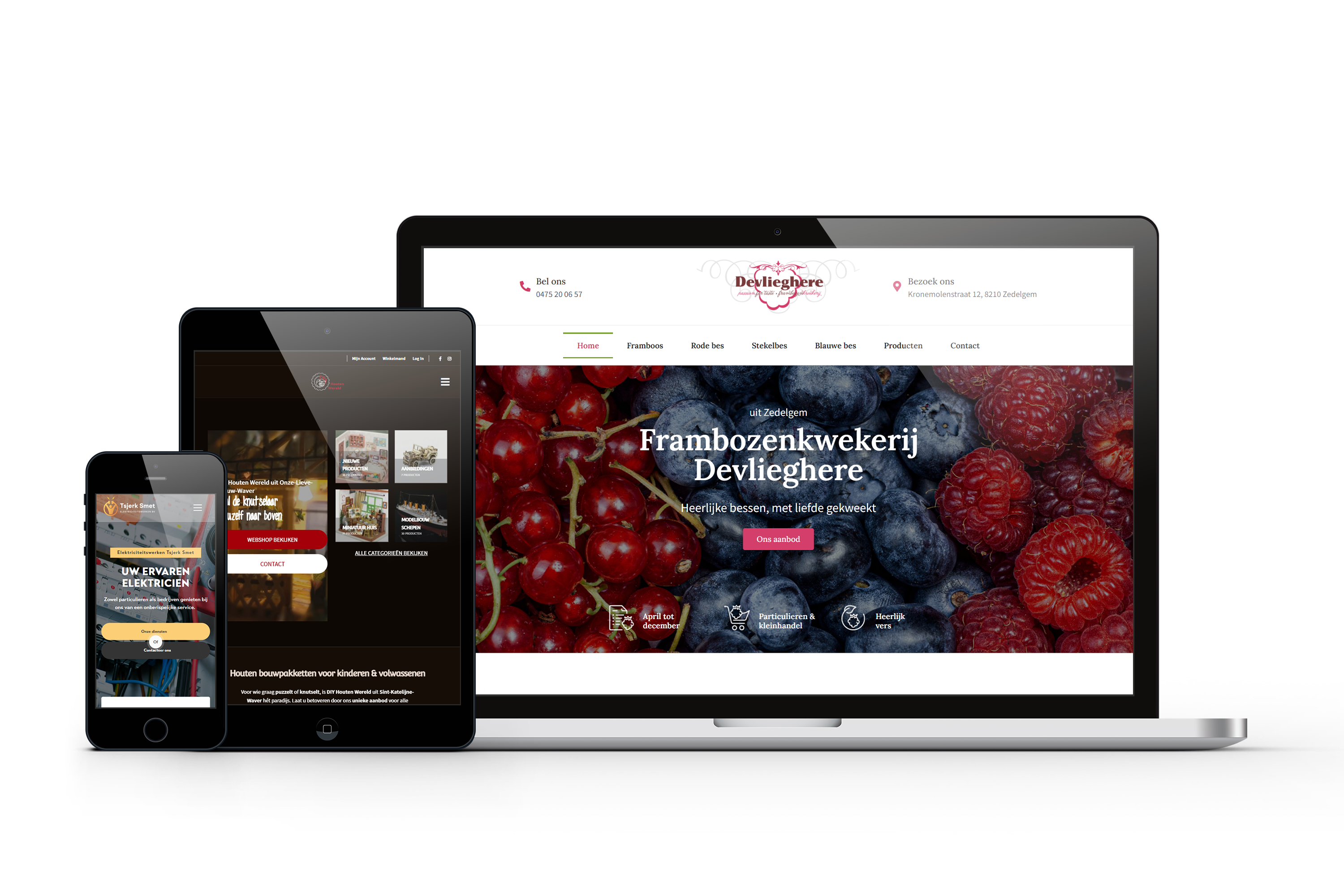 Websites op maat van de klant